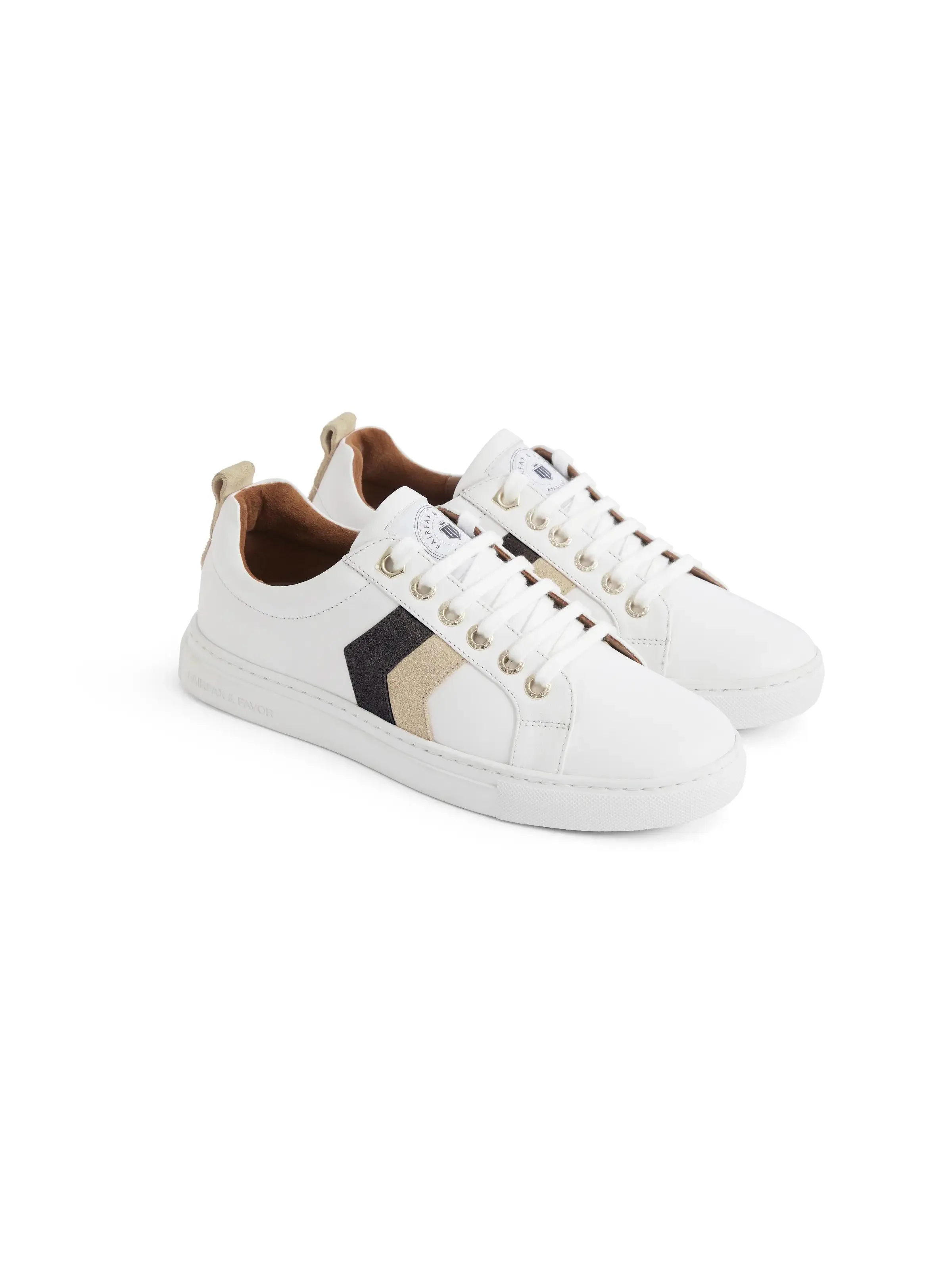 Alexandra - White & Neutral Tri-Color