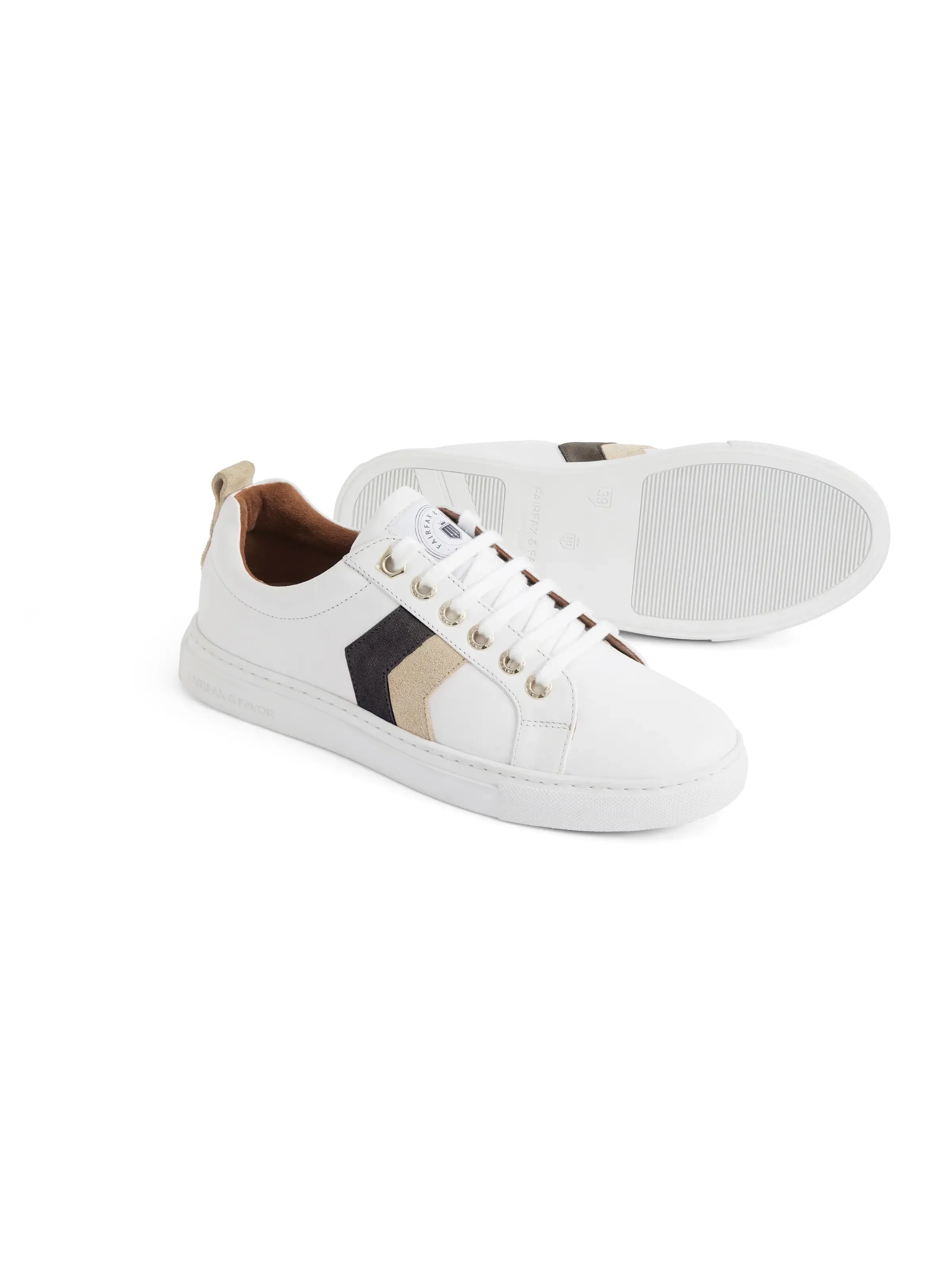 Alexandra - White & Neutral Tri-Color