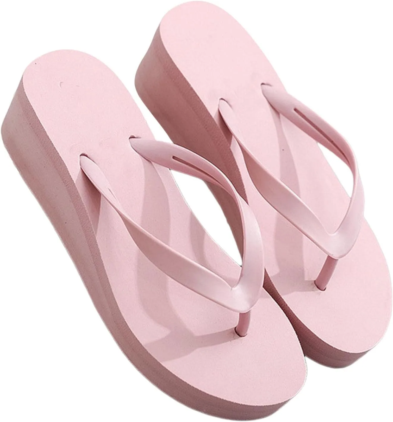 Arch Support Flip Flops for Women Women's Ladies Platform Wedges Bohemian Beach Shoes Slippers Sandals
