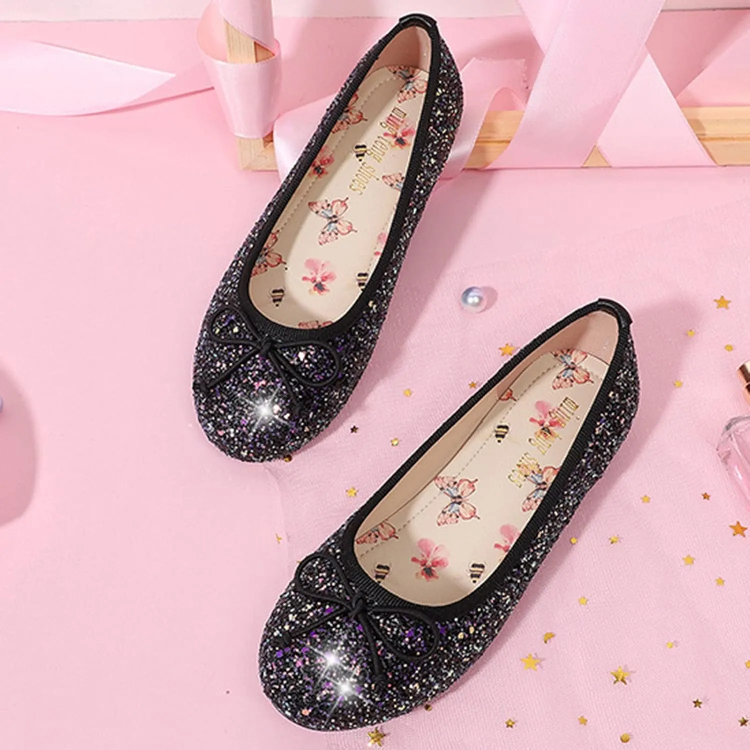 Baby Girls Shoes Children Shoes Leather Single Shoes Simple Elastic Belt Children Dance Shoes Flat Slip on Water Shoe