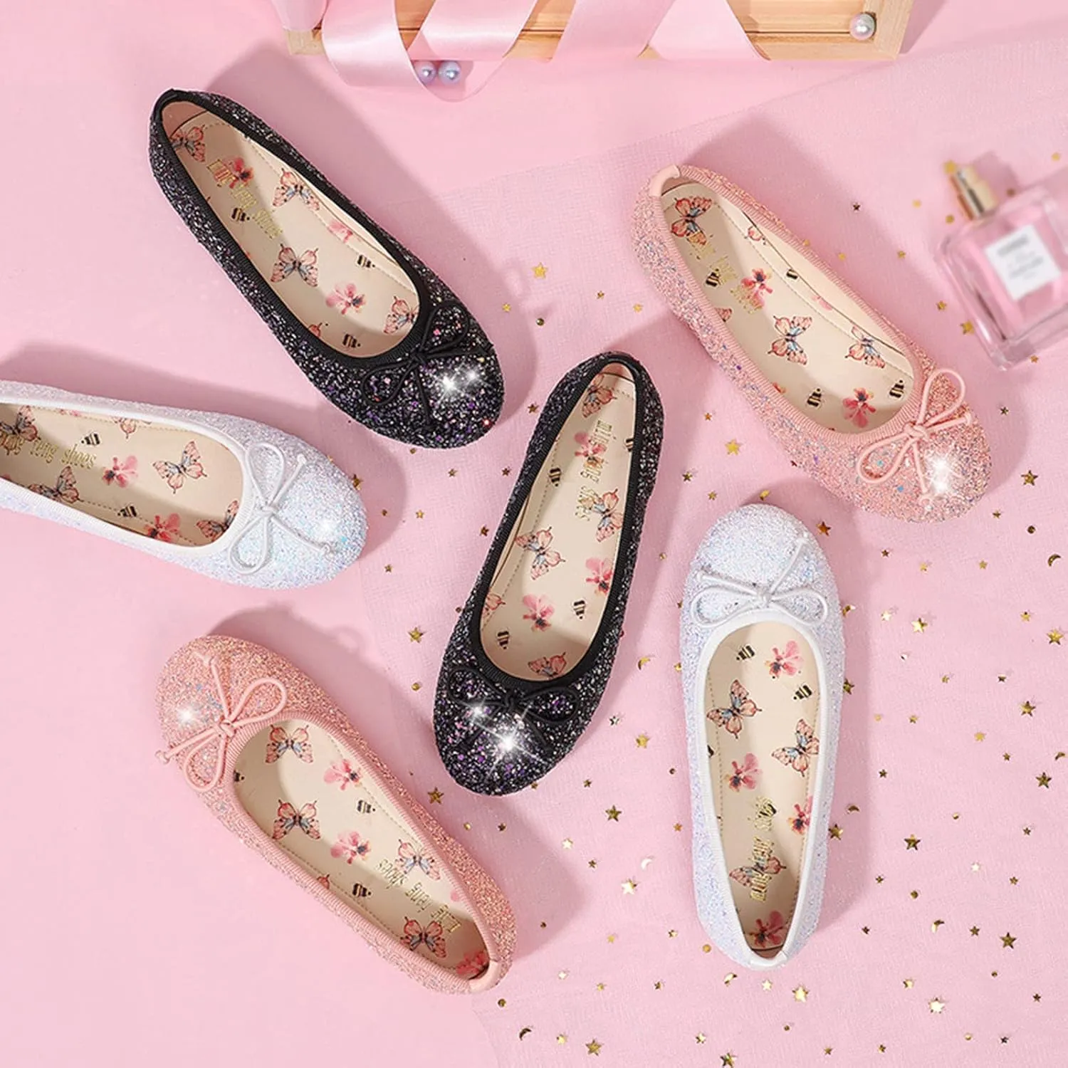 Baby Girls Shoes Children Shoes Leather Single Shoes Simple Elastic Belt Children Dance Shoes Flat Slip on Water Shoe