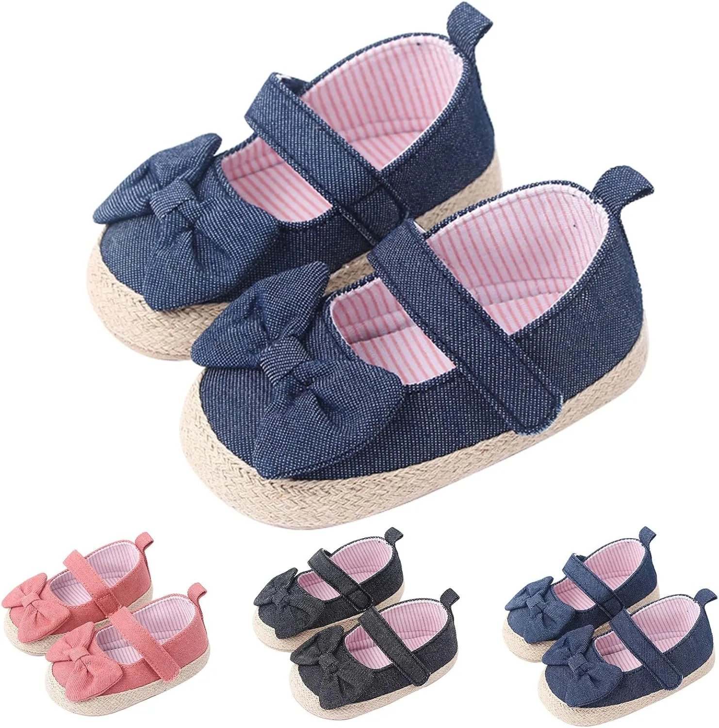 Baby Sandals Spring Summer Autumn Bow Shoes Soft Bottom Floor Toddler Baby Shoes Casual Boy 4