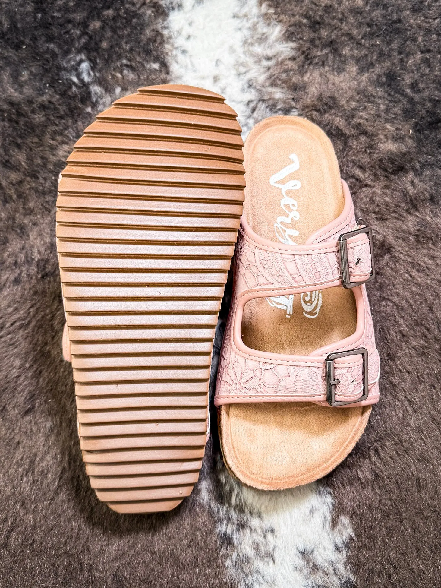 Berry Sandal in Blush by Very G