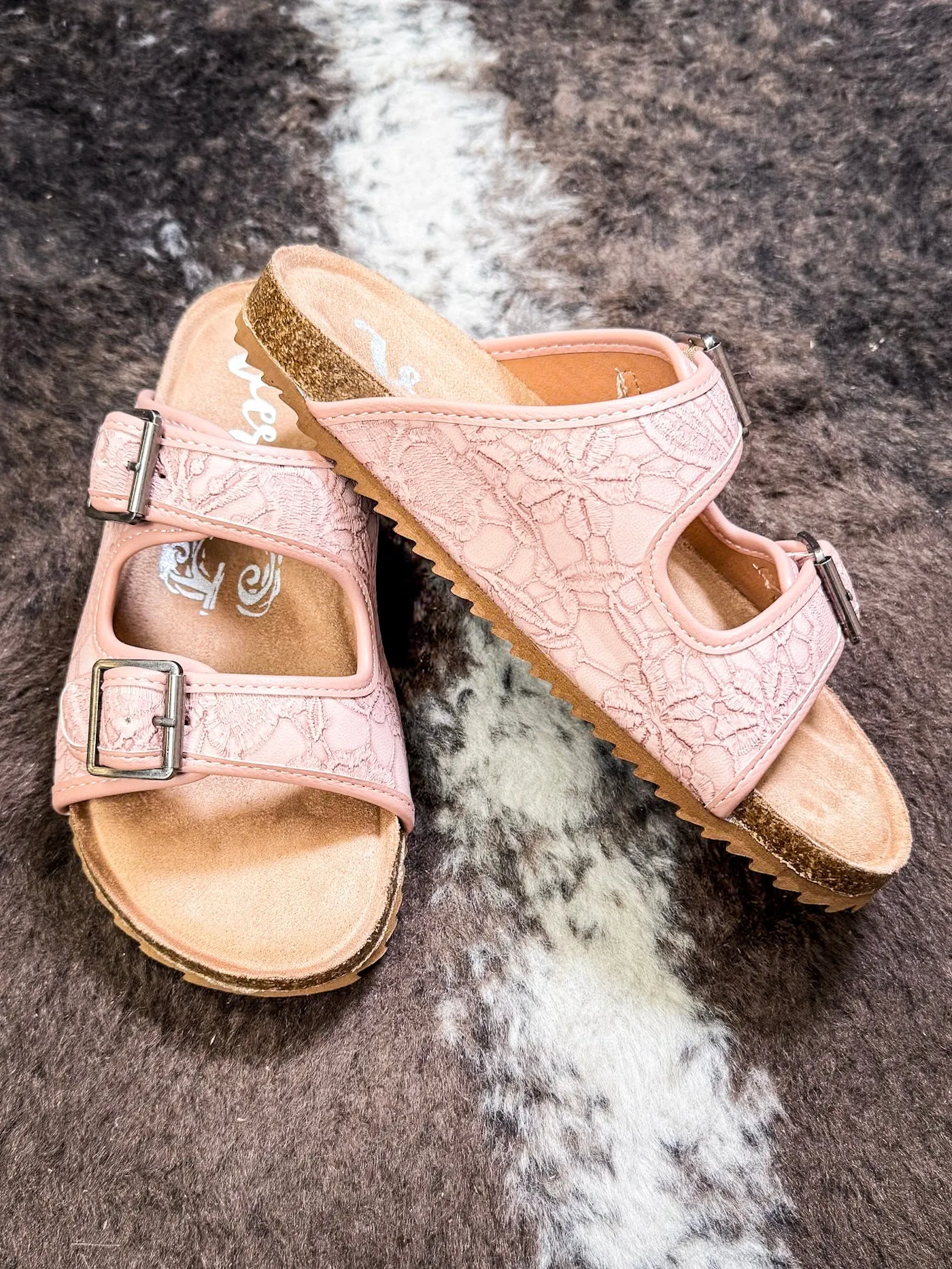 Berry Sandal in Blush by Very G