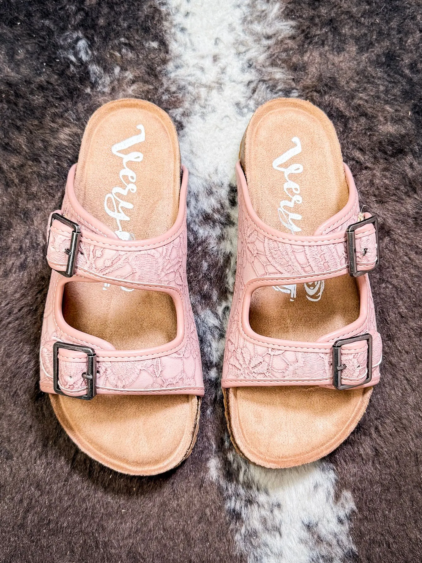 Berry Sandal in Blush by Very G