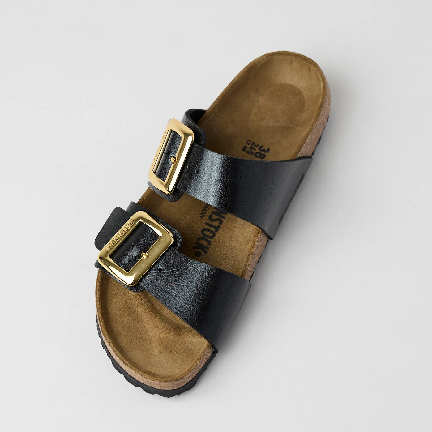 Birkenstock Two Strap Sydney Licorice Black Sandals