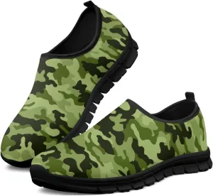 Camouflage Mens Casual Running Shoes Non-Slip Comfy Athletic Sneakers Breathable Leisure Walking Shoes Lightweight Gym Sneakers Size 5-14