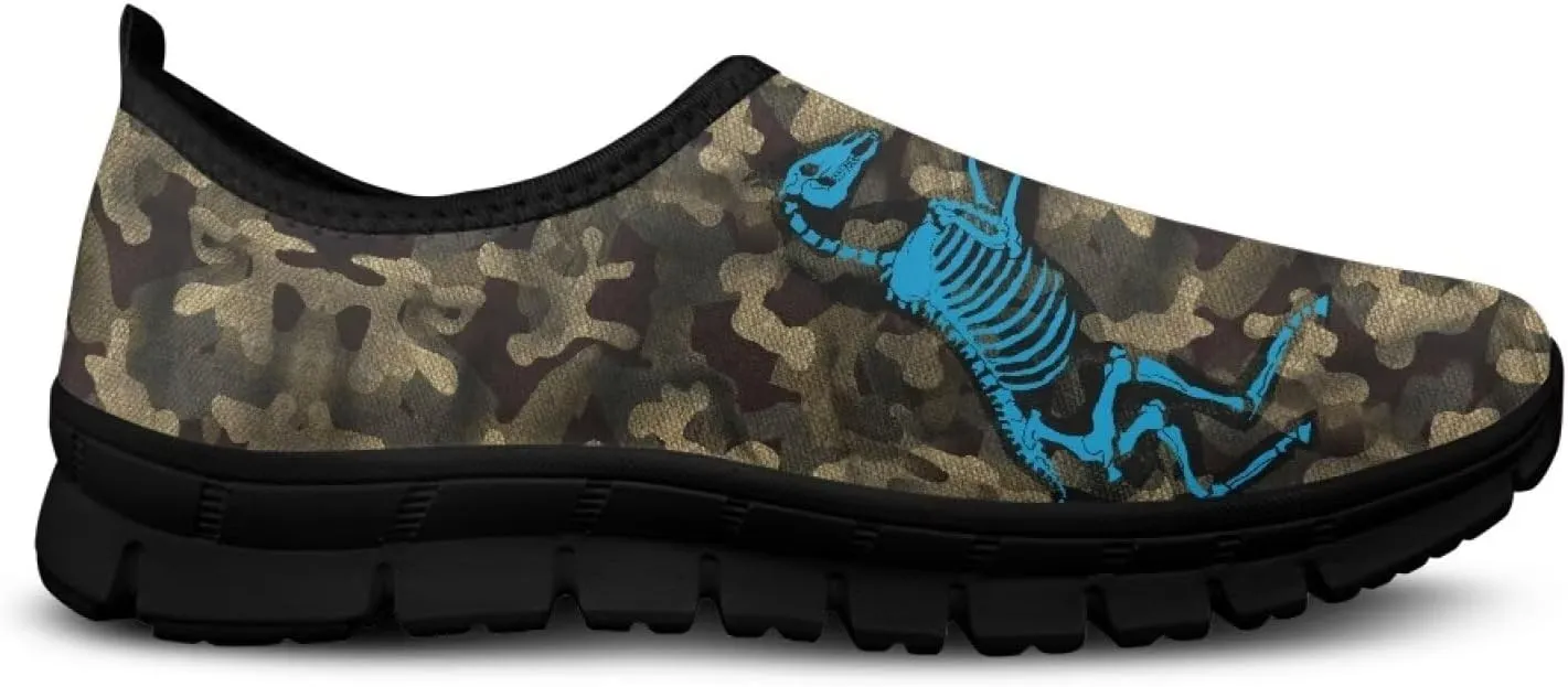 Camouflage Mens Casual Running Shoes Non-Slip Comfy Athletic Sneakers Breathable Leisure Walking Shoes Lightweight Gym Sneakers Size 5-14