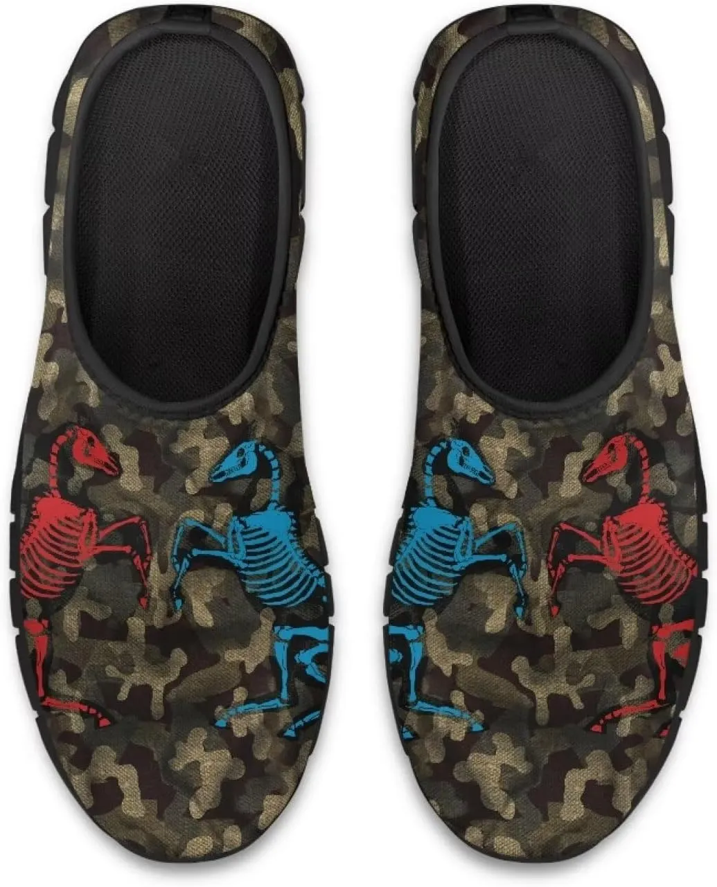 Camouflage Mens Casual Running Shoes Non-Slip Comfy Athletic Sneakers Breathable Leisure Walking Shoes Lightweight Gym Sneakers Size 5-14