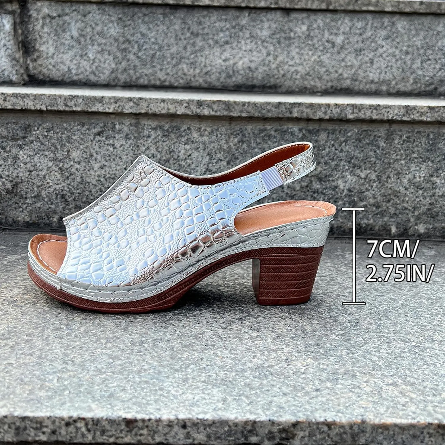 Casual Slip on Summer Shoes Casual All Slippers Thick Bottom Fish Mouth Sewing Women's Slippers Pattern Fashionable