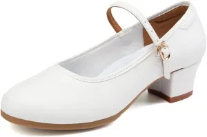 Character Shoes for Women Dance Shoes Low Heel Salsa Ballroom Tango Latin Flamenco Performance with Arch Support Dance Heels