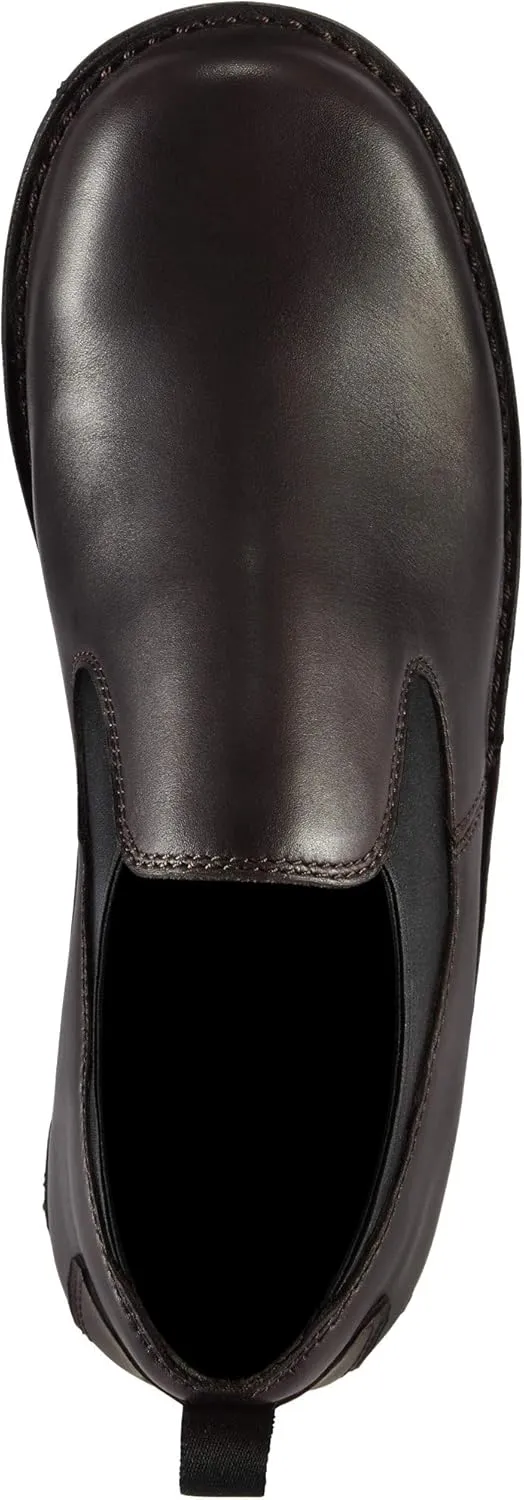 Danner 3 Romeo Work Boots for Men - Full-Grain Leather Slip On Boots with Breathable Mesh Lining and Oil-Resistant Traction Outsole, EH Resistant