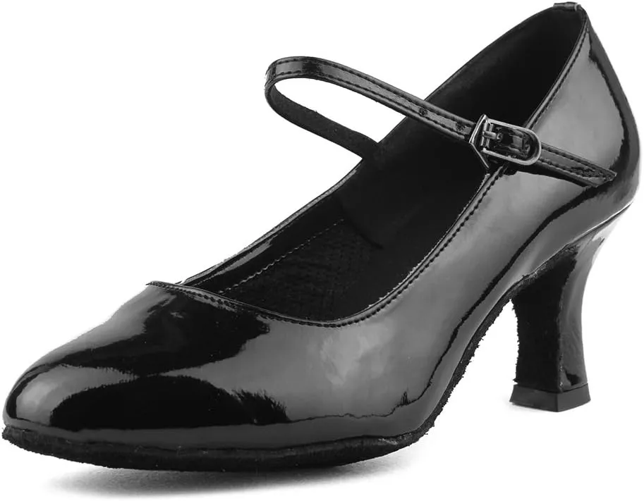 DKZSYIM Women's Latin Dance Shoes Ballroom Performance Shoes Model MD225 