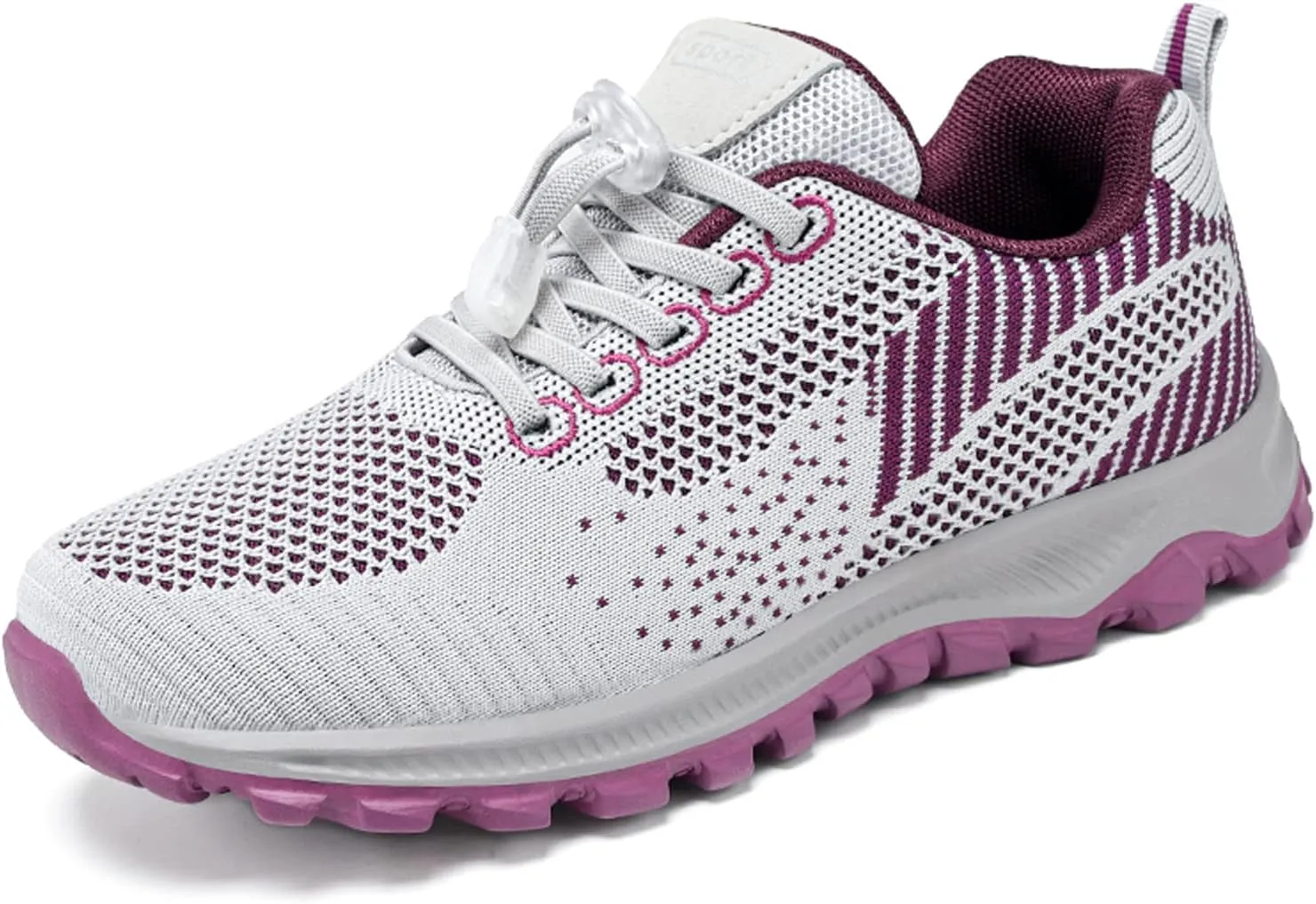 EFTCAL Women's Mesh Breathable Running Shoes,Cushioning Lightweight Non-Slip Fashion Sneakers Workout Jogging Tennis Outdoor Travel Casual Shoes