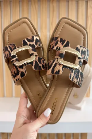 Faith Sandals (Leopard)