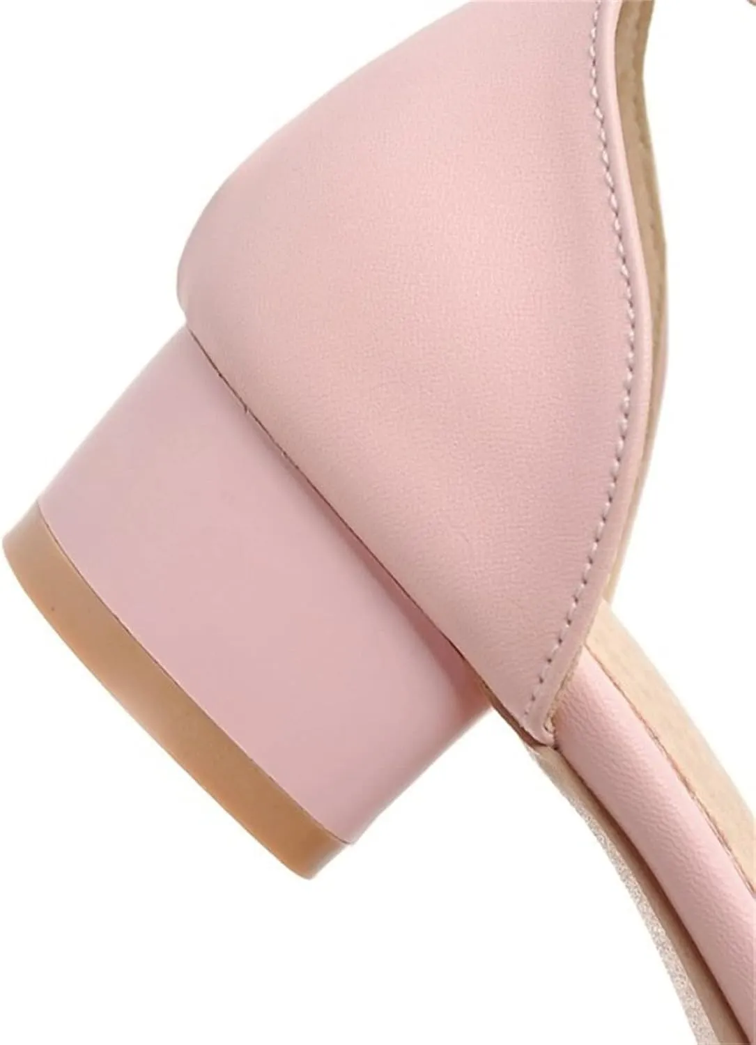 Girls Mary Jane Dress Shoes Pumps Low Heels Flower Party High School Prom Sandals Party Wedding Shoes