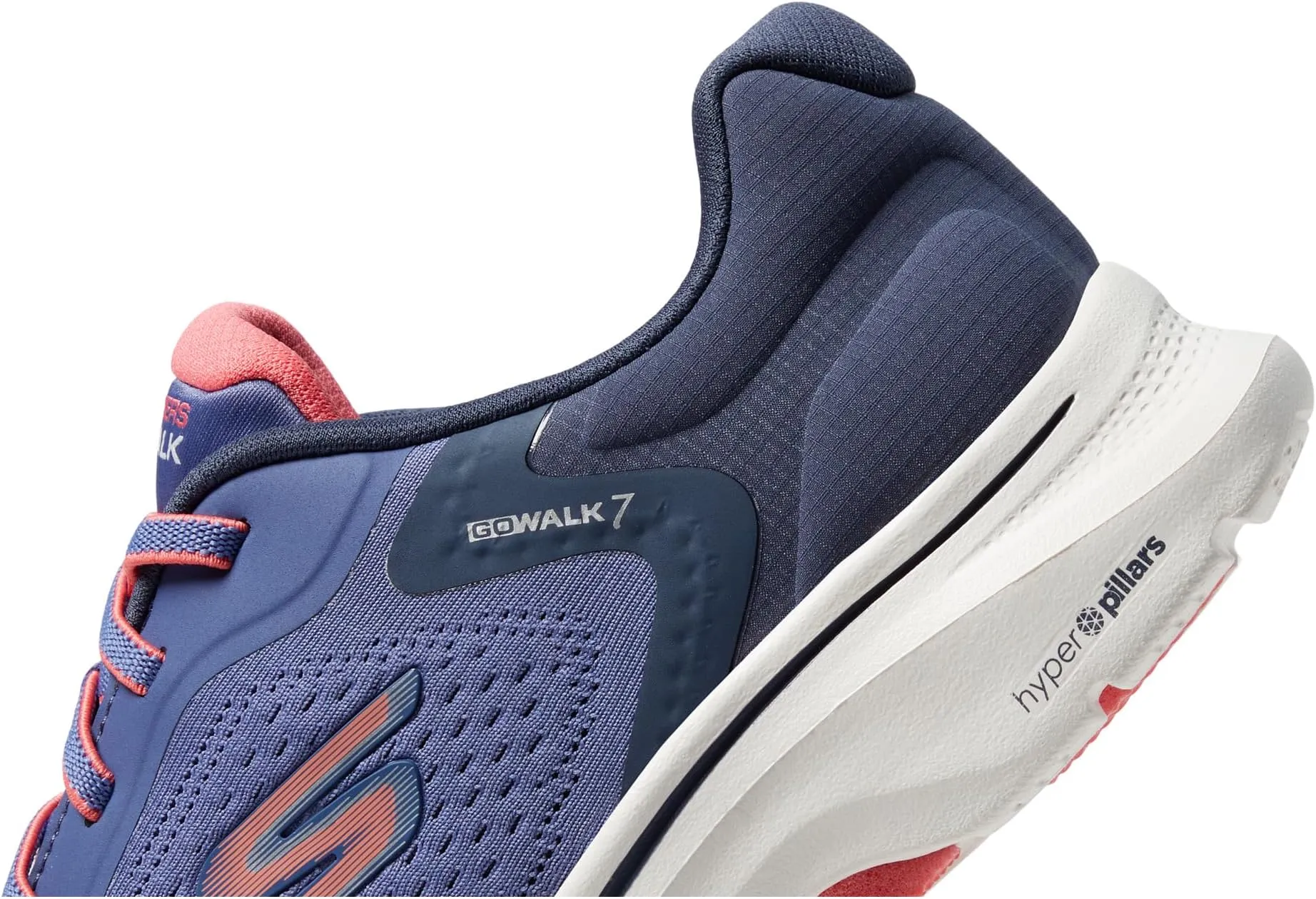 Go Walk 7 - Cosmic Waves SKECHERS Performance, Navy/Coral