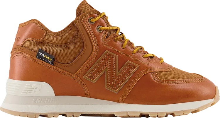 High top sneakers New Balance 574, orange