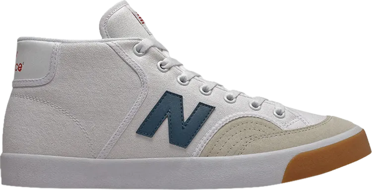 High top sneakers New Balance Numeric 213, white/turquoise