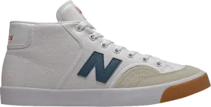 High top sneakers New Balance Numeric 213, white/turquoise