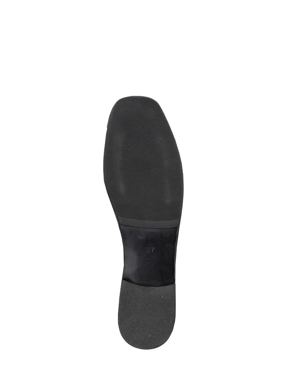 Jula | Loafer Zwart/Donker blauw Jeans