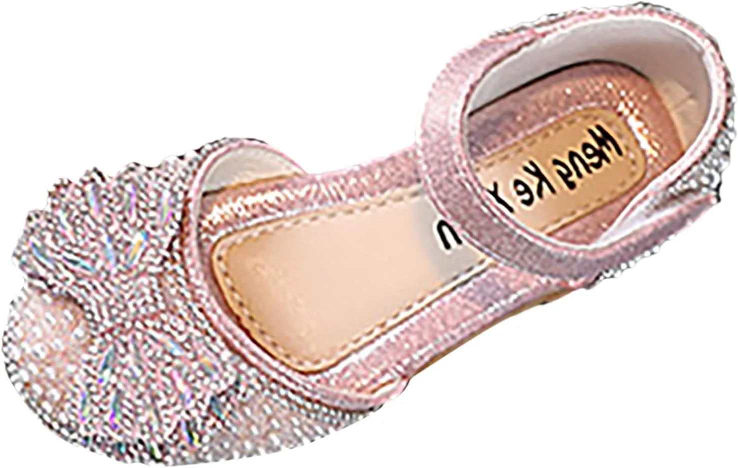 Kids Rain Boots for Girls Girls Dance Shoes Princess Dress Performance Shoes Pearl Bow Hook Loop Elegant Comfortable