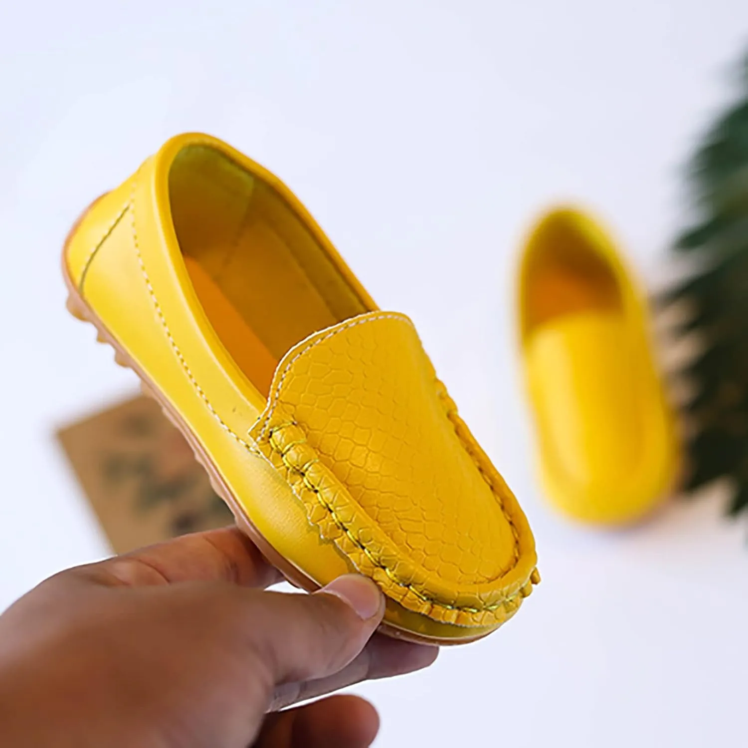 Kids Toddlers Boys Girls Loafers Casual Slip-On Moccasin Boat Dress Shoes Casual Shoes Formal Shoes Leather Flats