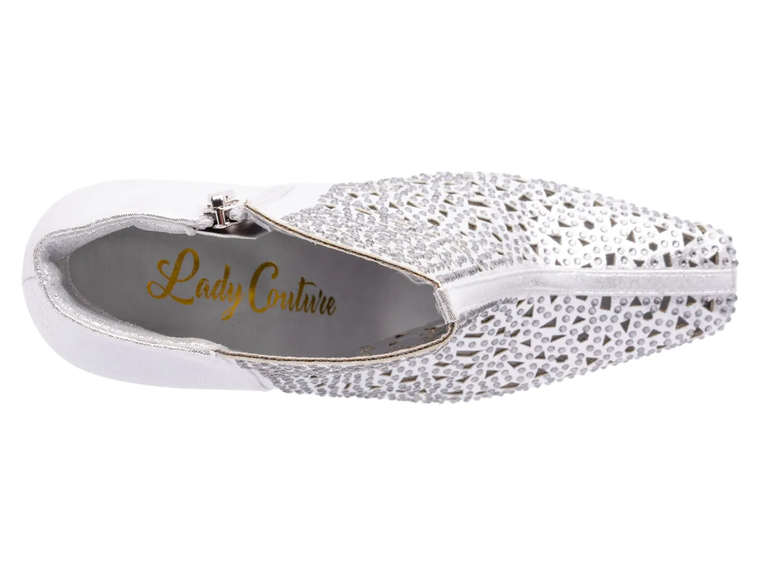 Lady Couture Breeze Ankle Boots, Metallic Silver
