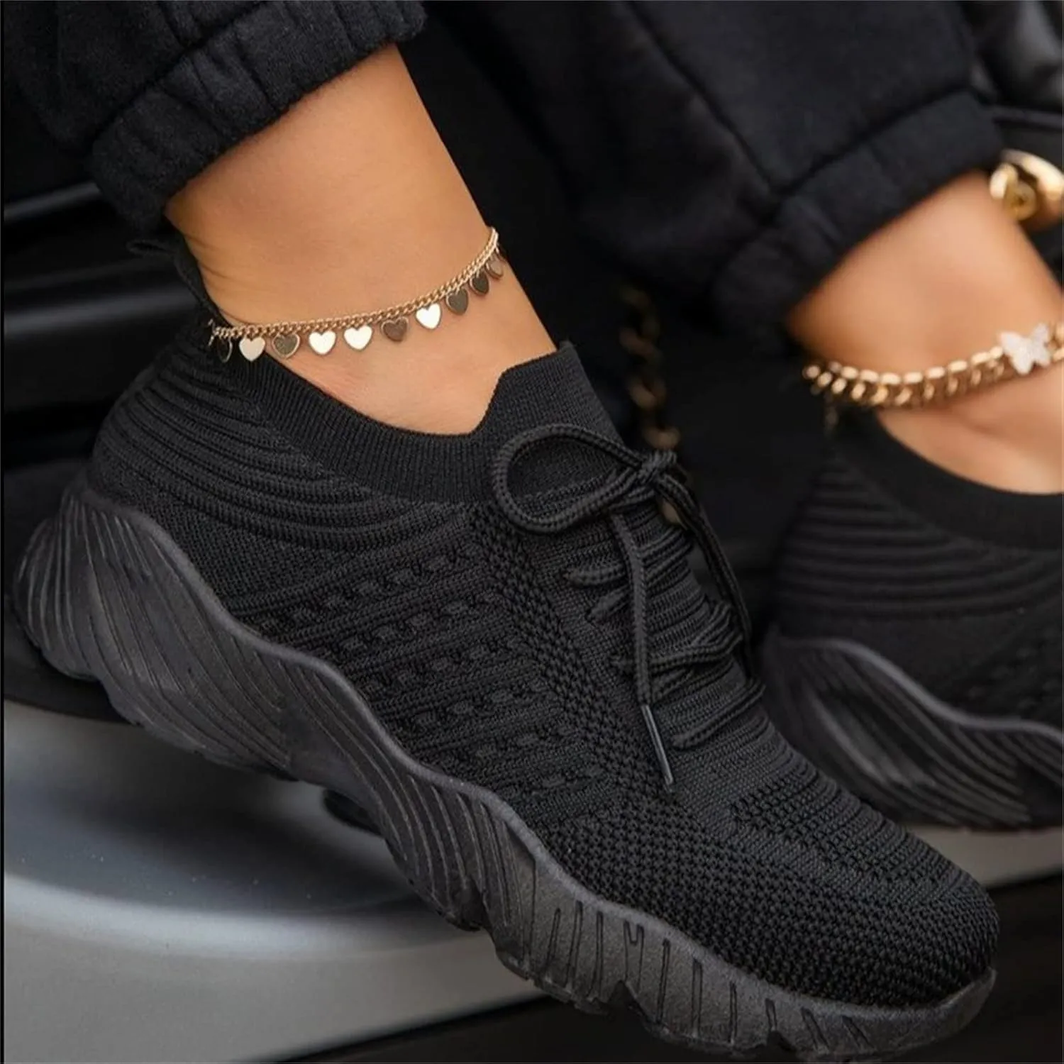 Lausiuoe Shoes For Women Sneakers Wide Width Walking Shoes Comfort Light Weight Mesh Non Slip Work Running Tennis Shoes