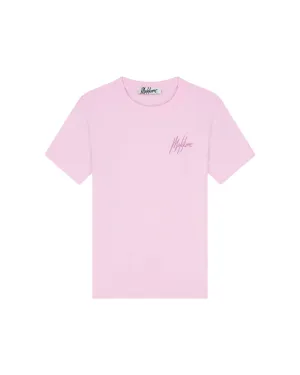 Malelions Women Endless Summer T-Shirt | Blush Pink/Magenta