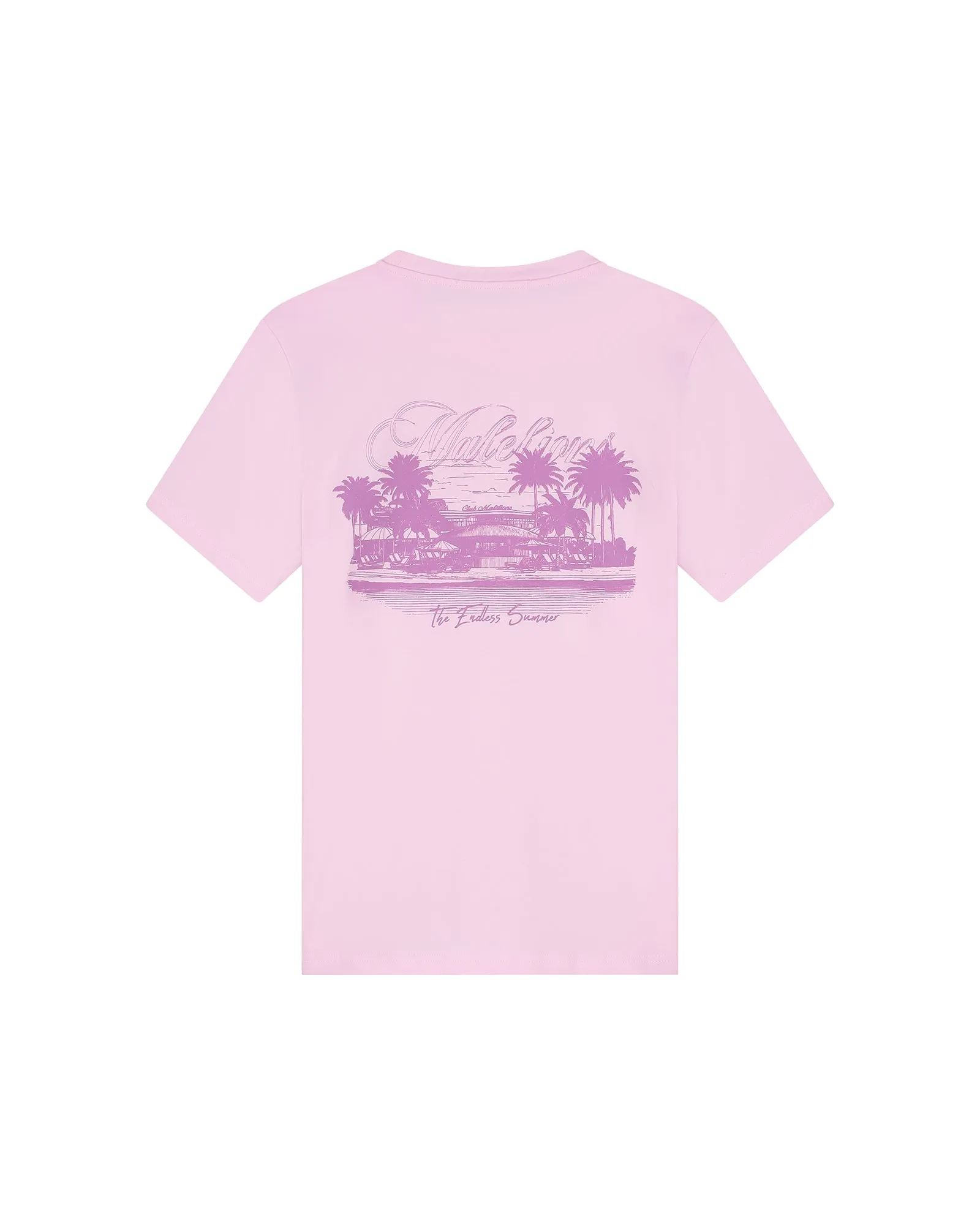 Malelions Women Endless Summer T-Shirt | Blush Pink/Magenta