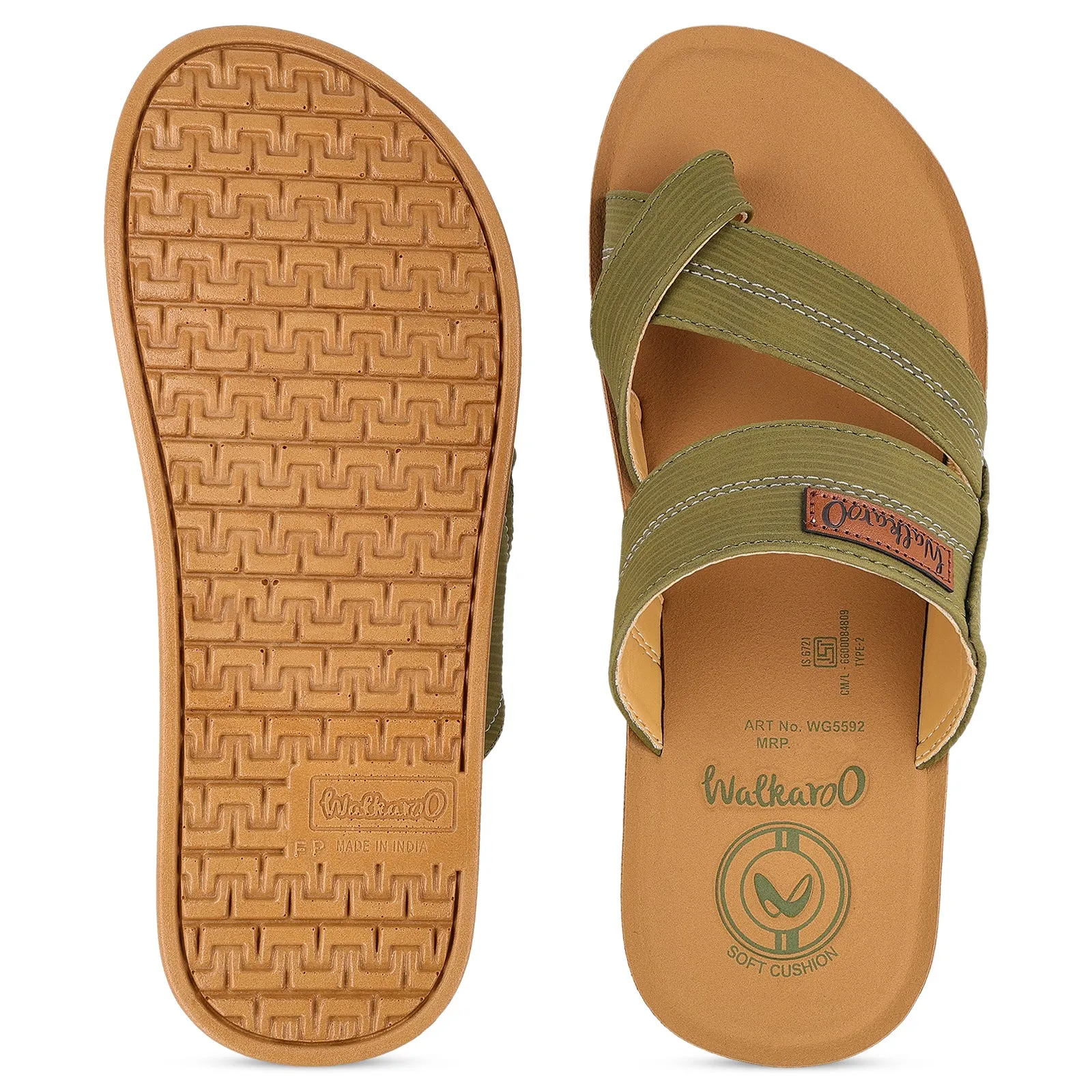 Men's Daily Wear Sandals - WG5592 Light Green
