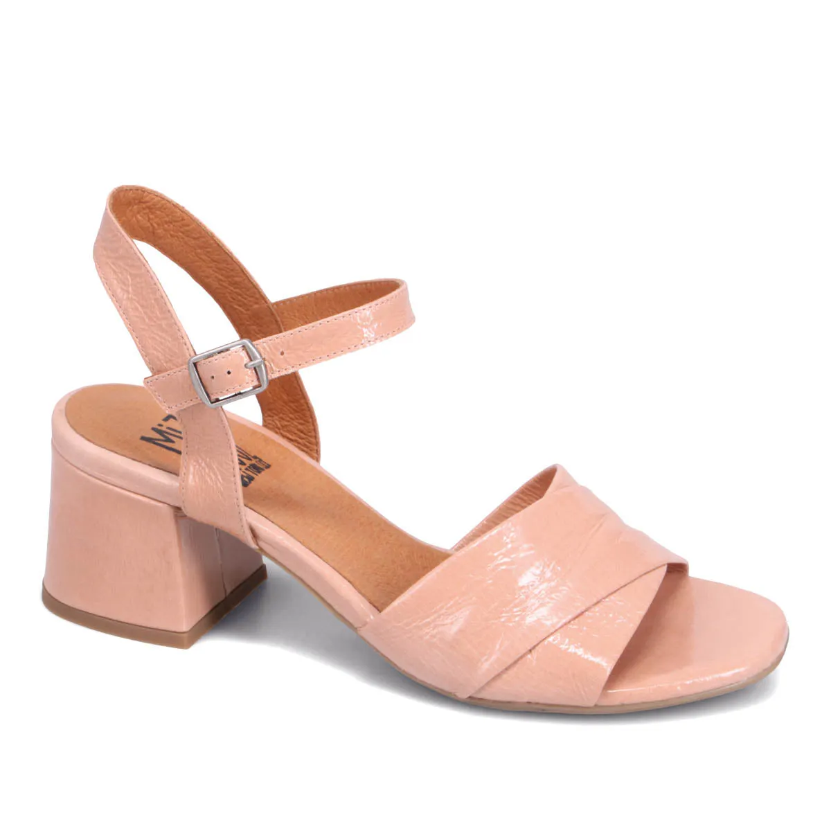 Miz Mooz Women's Bela in Peach Patent