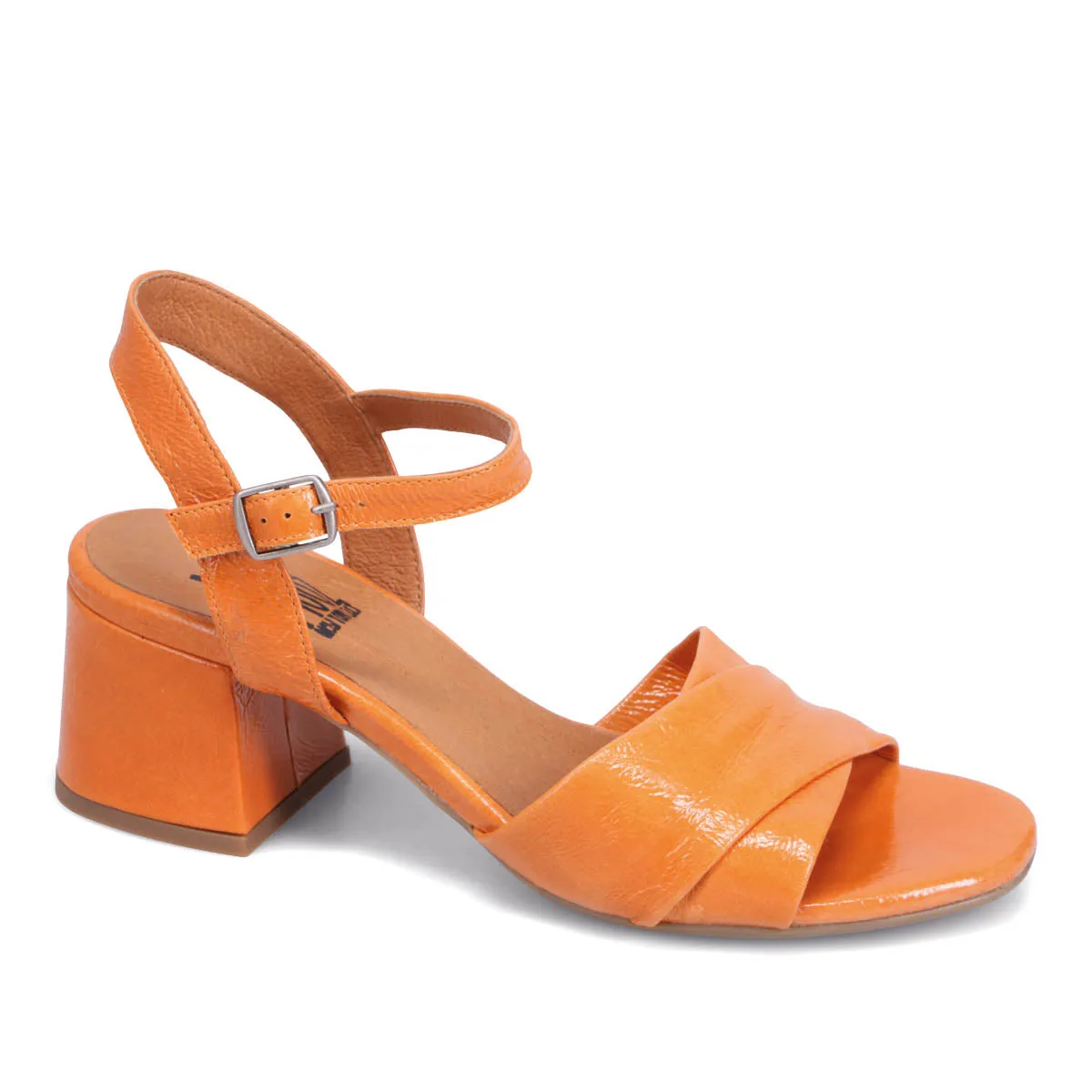 Miz Mooz Women's Bela in Tangerine Patent