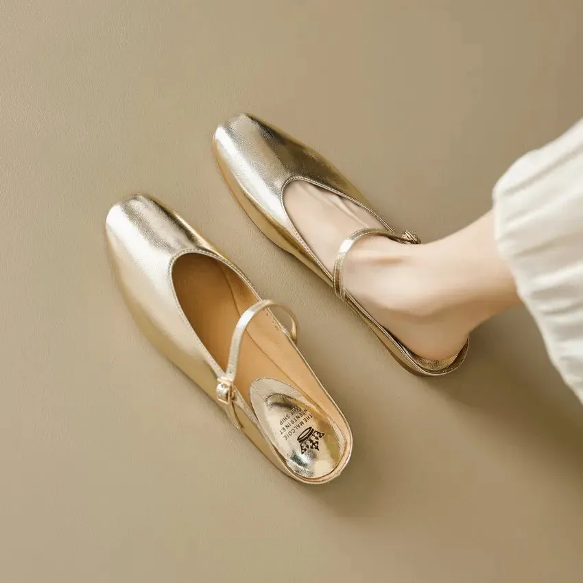 QUTAA 2024 Genuine Leather Slippers Summer Flat Heels Women Sandals Elegant Party Prom Shoes Woman Office Lady Size 34-43