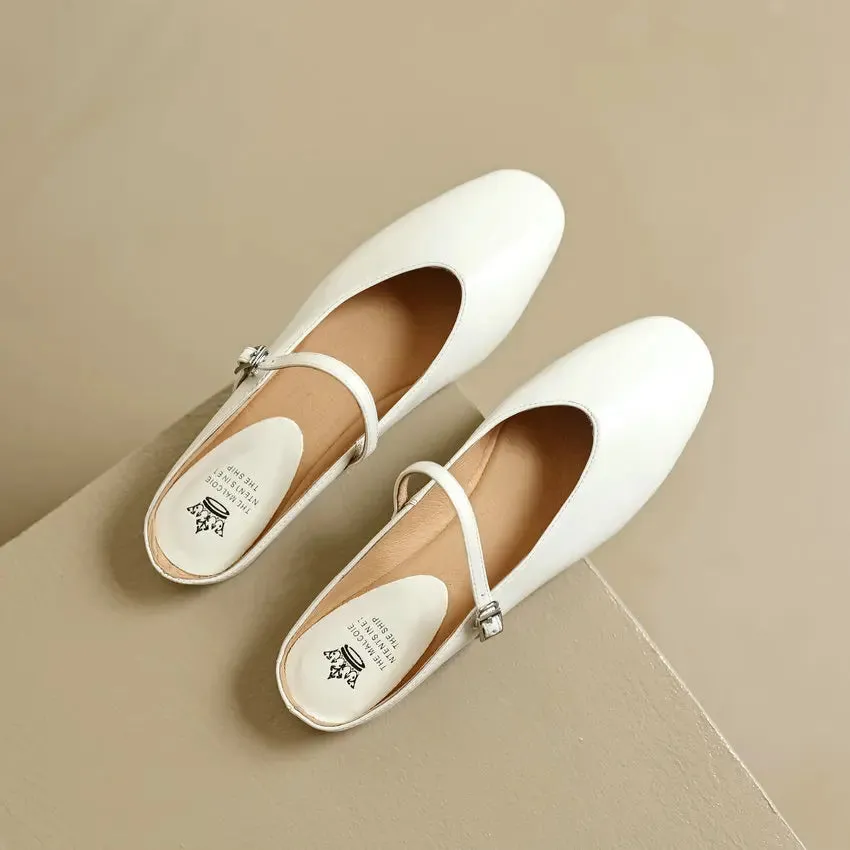 QUTAA 2024 Genuine Leather Slippers Summer Flat Heels Women Sandals Elegant Party Prom Shoes Woman Office Lady Size 34-43