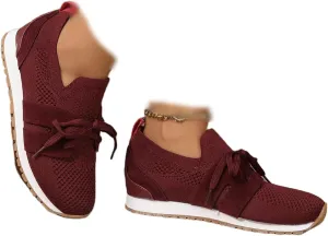 Running Shoes For Women Athletic Walking Shoes Slip On Casual Mesh-Comfortable Workout Fashion Sneakers Tennis Shoes