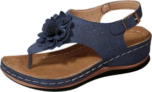 Sandals for Women Wedge Shoes Ergonomic Design Wedge Toe Sandals Mitigate Foot Fatigue Comfortable And Functional Shoes