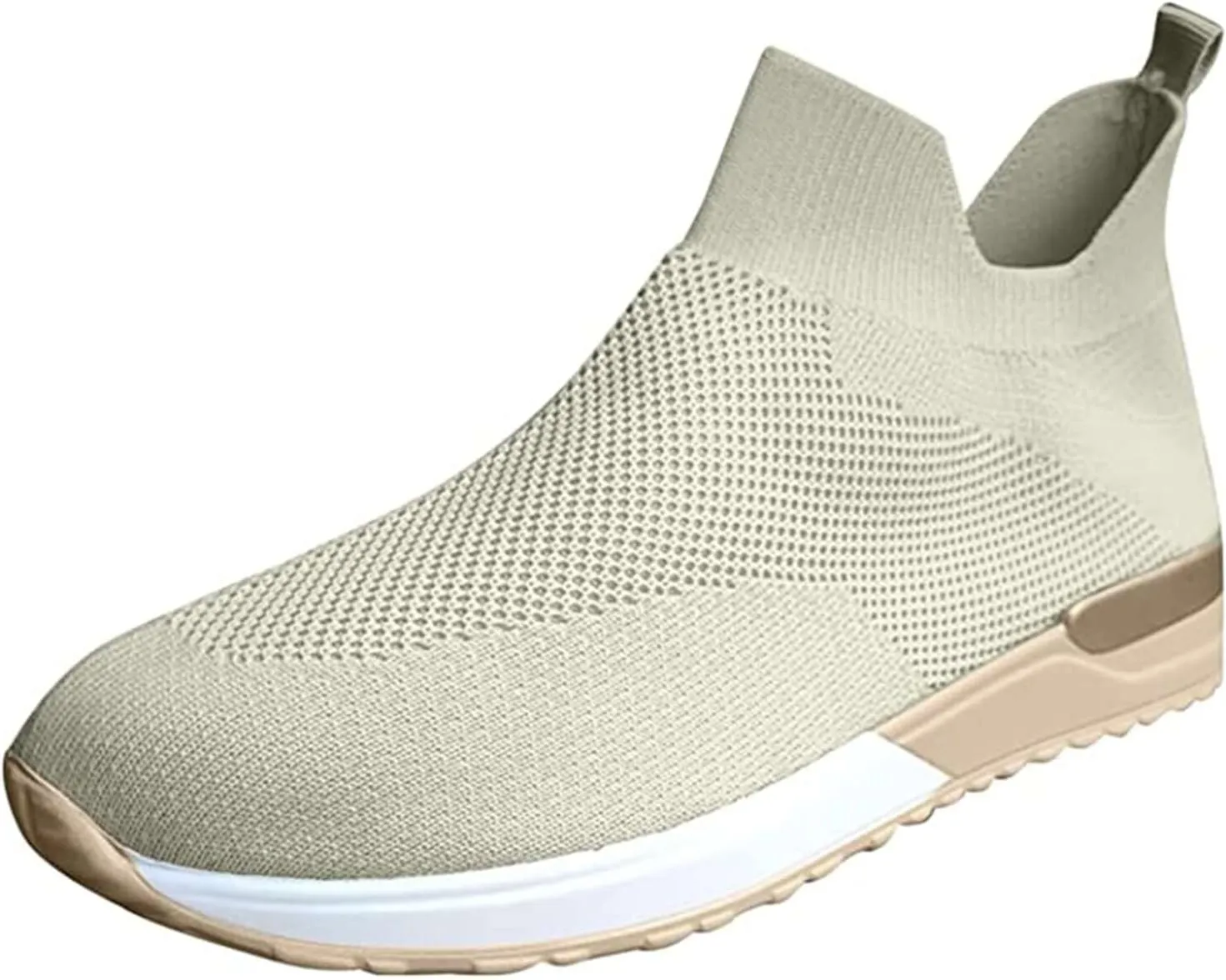 Shoes For Women Sneakers Trendy Athletic Walking Running Shoes Slip On Mesh-Comfortable Athletic Tennis Workout Sneakers
