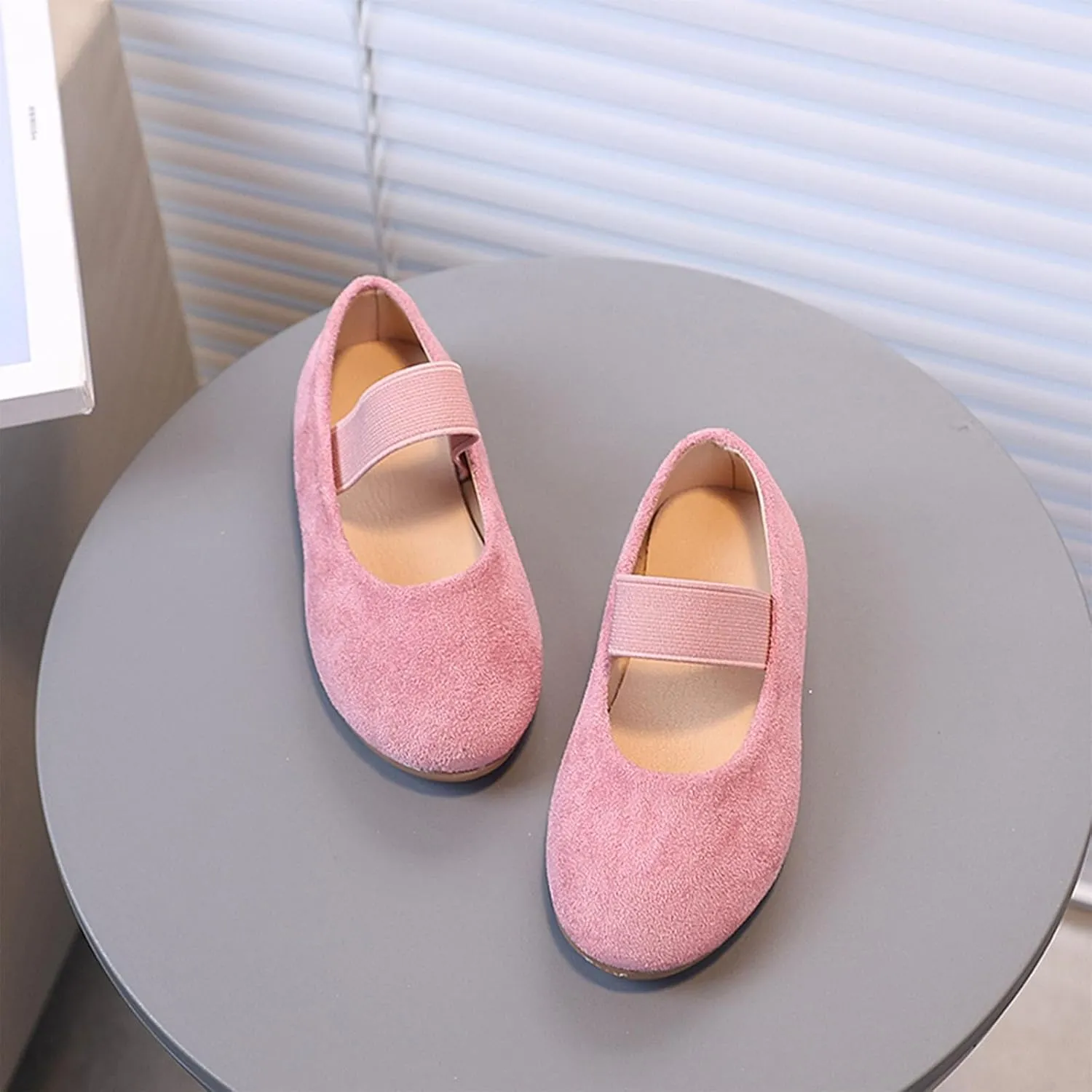 Slides for Girls and Boys Pure Color Simple Princess Shoes For Girls Fashion Trend Single Shoes Comfortable Soft Sole Slip On Closed Toe Princess Costume Summer Dress