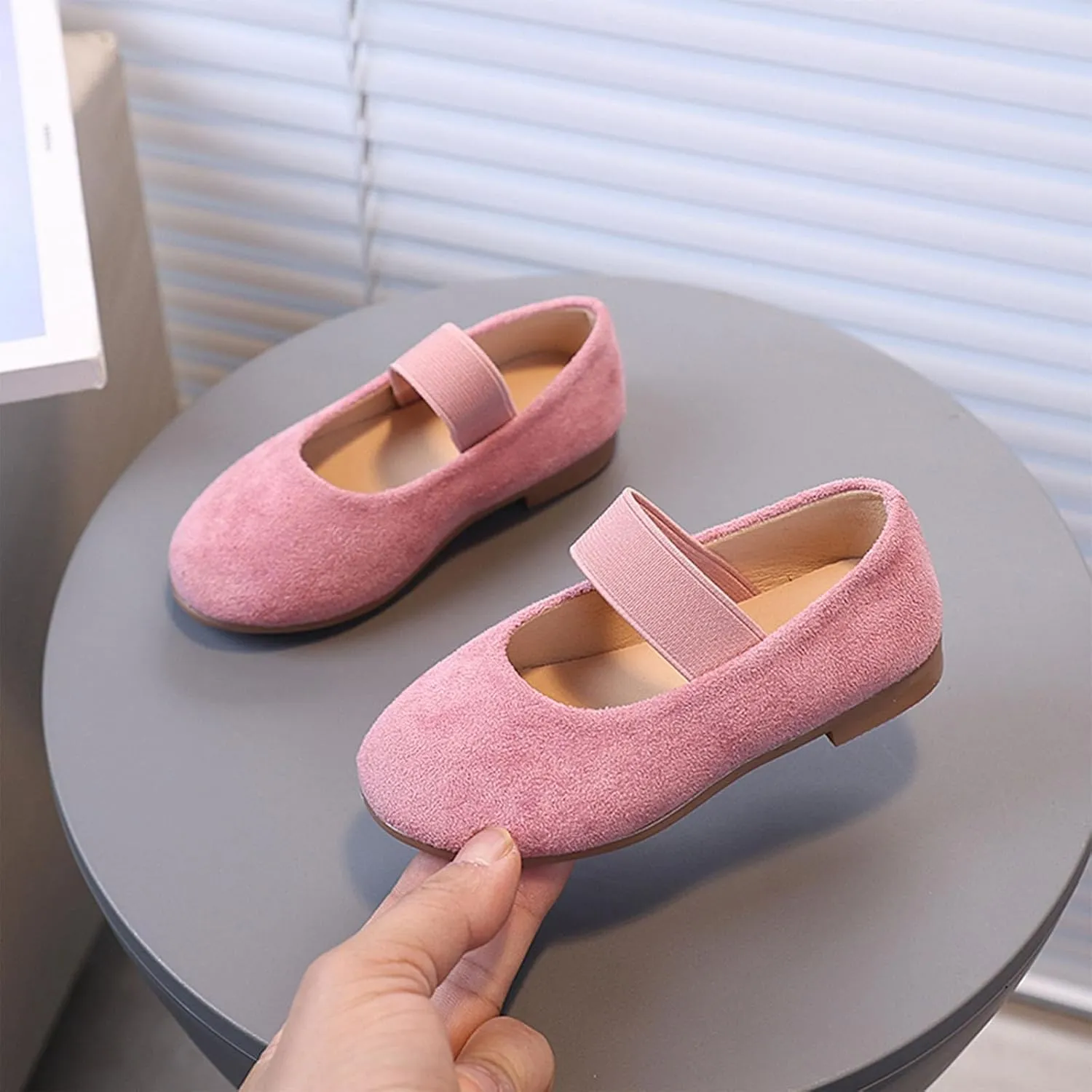 Slides for Girls and Boys Pure Color Simple Princess Shoes For Girls Fashion Trend Single Shoes Comfortable Soft Sole Slip On Closed Toe Princess Costume Summer Dress