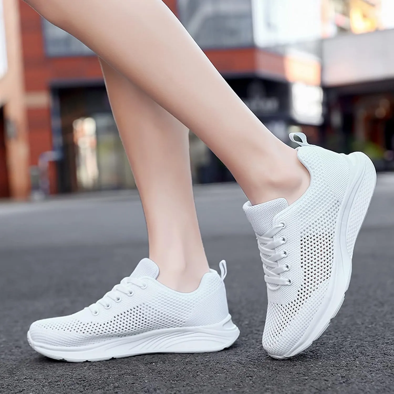 Sneakers for Women Running Shoes Fashion Walking Lace Up Mens Casual Shoes Workout Women's Casual Shoes White Platform Sneakers Black Tennis Shoe Trainers Shoe