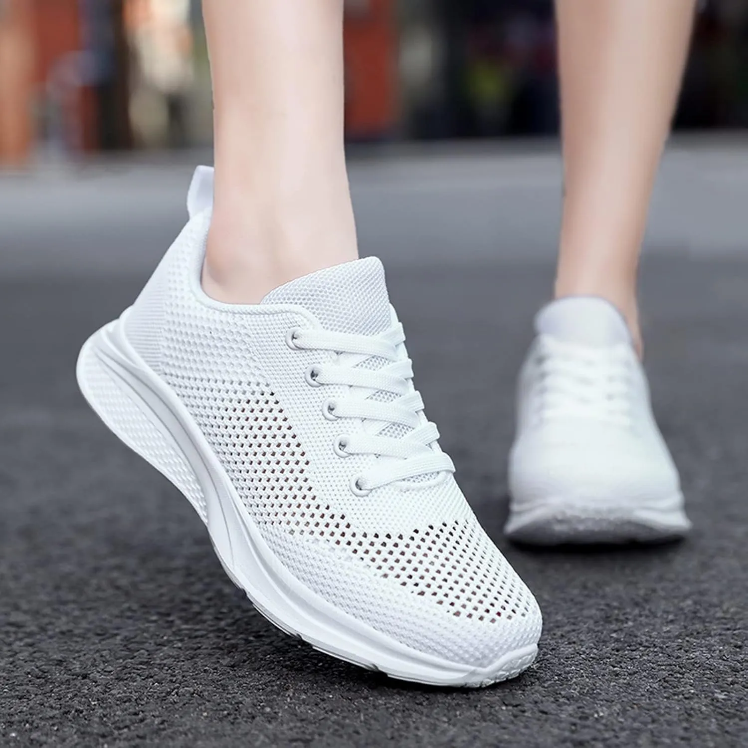 Sneakers for Women Running Shoes Fashion Walking Lace Up Mens Casual Shoes Workout Women's Casual Shoes White Platform Sneakers Black Tennis Shoe Trainers Shoe