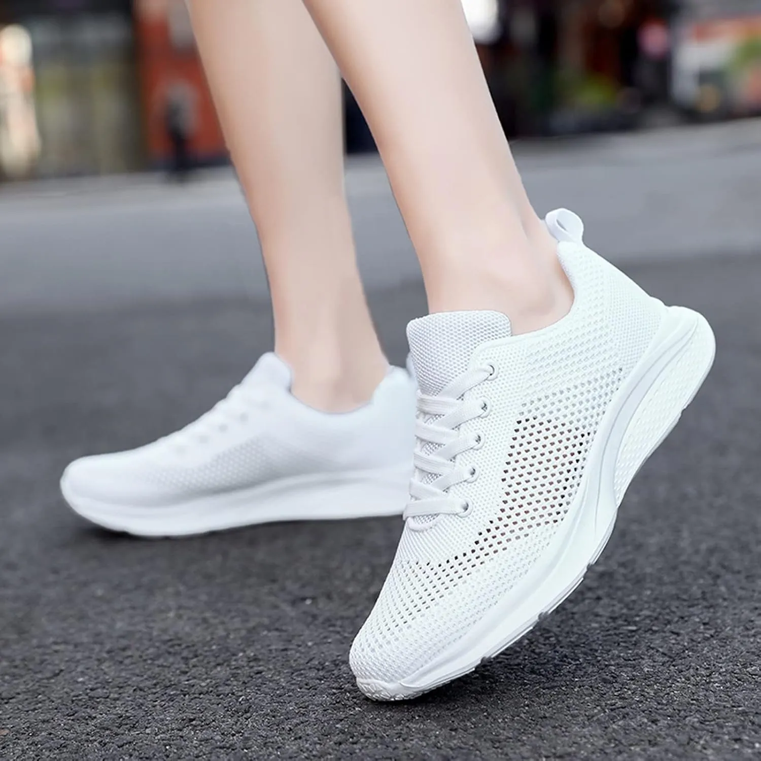 Sneakers for Women Running Shoes Fashion Walking Lace Up Mens Casual Shoes Workout Women's Casual Shoes White Platform Sneakers Black Tennis Shoe Trainers Shoe