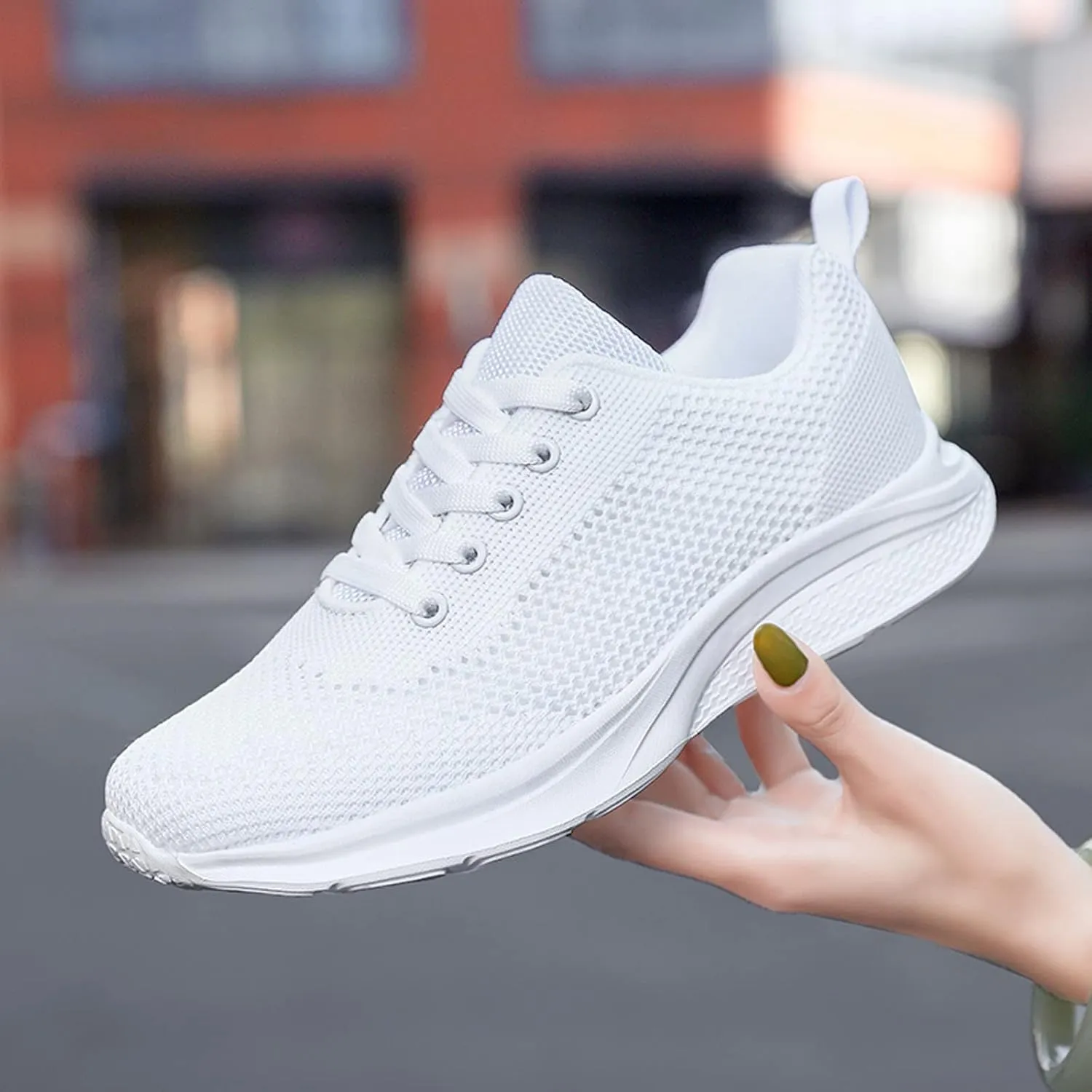 Sneakers for Women Running Shoes Fashion Walking Lace Up Mens Casual Shoes Workout Women's Casual Shoes White Platform Sneakers Black Tennis Shoe Trainers Shoe