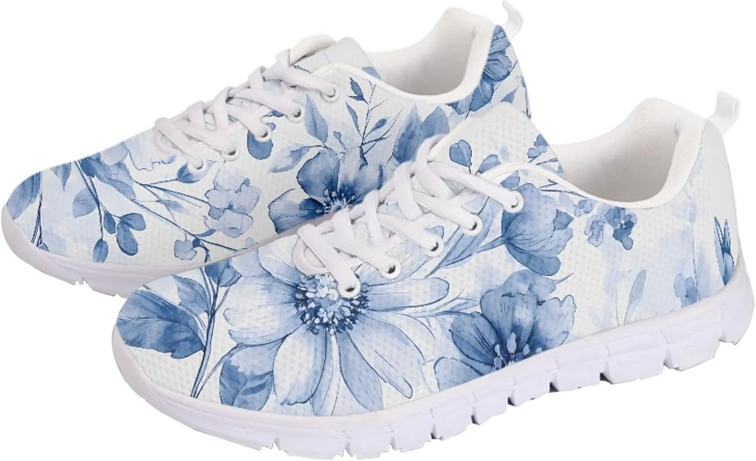 Sports Shoes for Women Trainer Running Travel Sneaker Causal Walking Low Heel Lace Up Teens Adults Sneakers Breathable