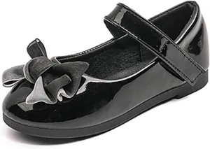 Spring And Autumn Girls Shoes Black Bow Performance Girls Jelly Shoes 0