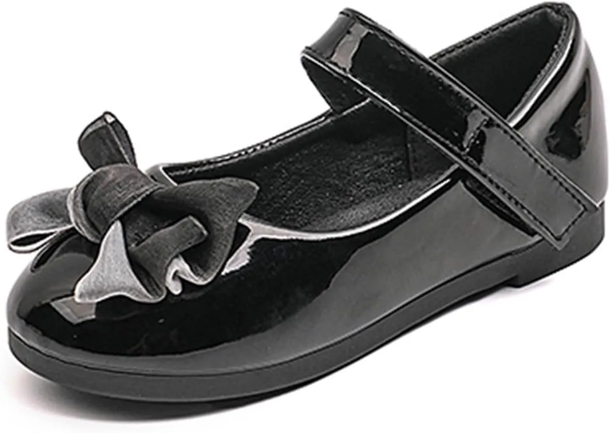 Spring And Autumn Girls Shoes Black Bow Performance Girls Jelly Shoes 0