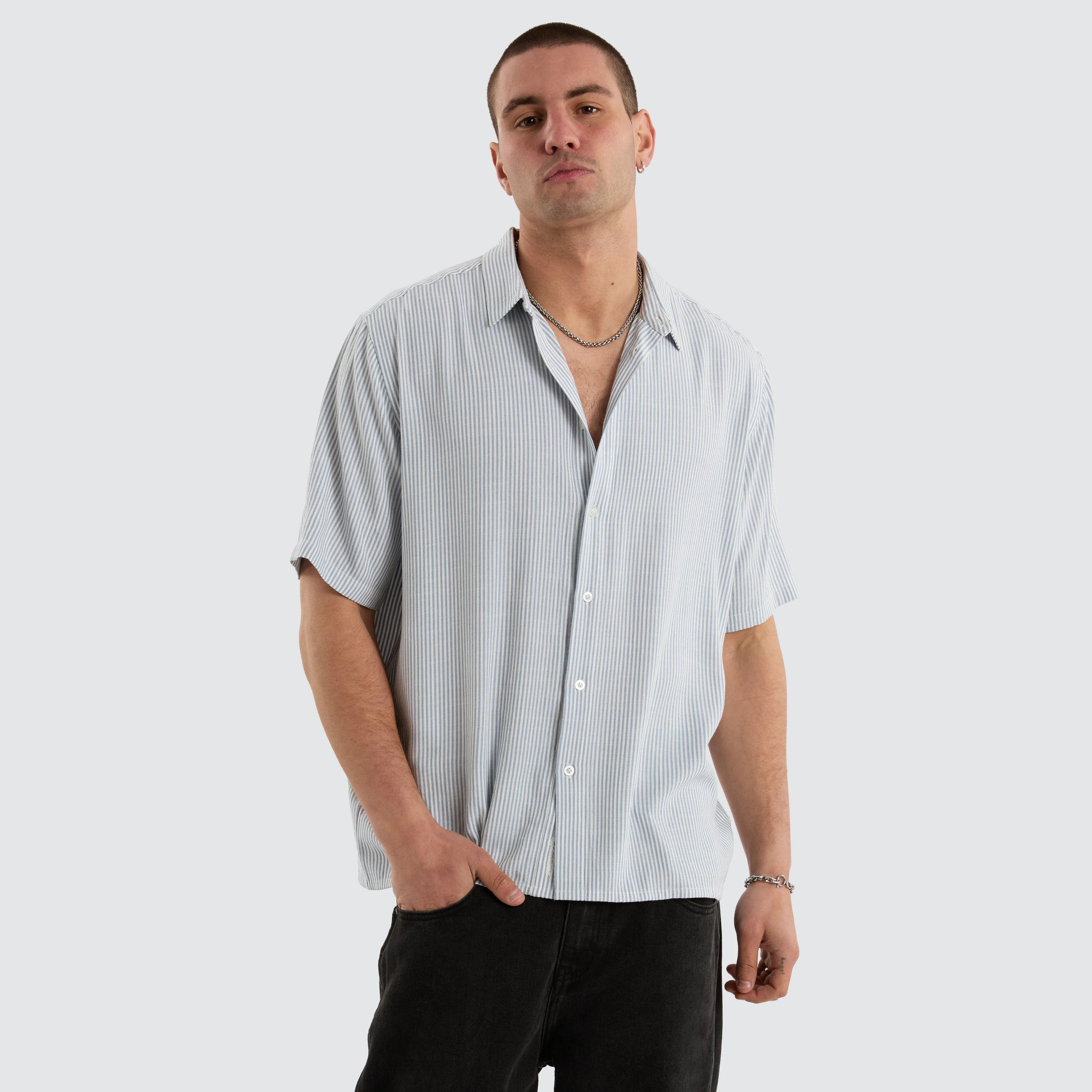 Star Shortsleeve Shirt White