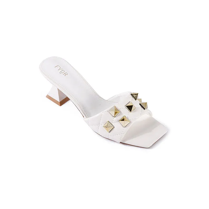 Studded Square Toe Mule BB 10